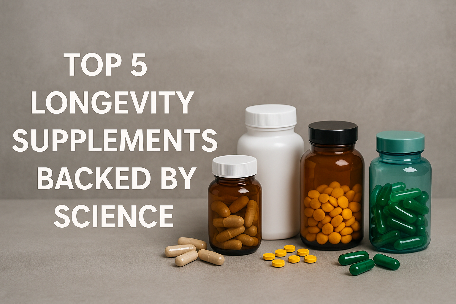 Top 5 Longevity Supplements Backed by Science in 2025
