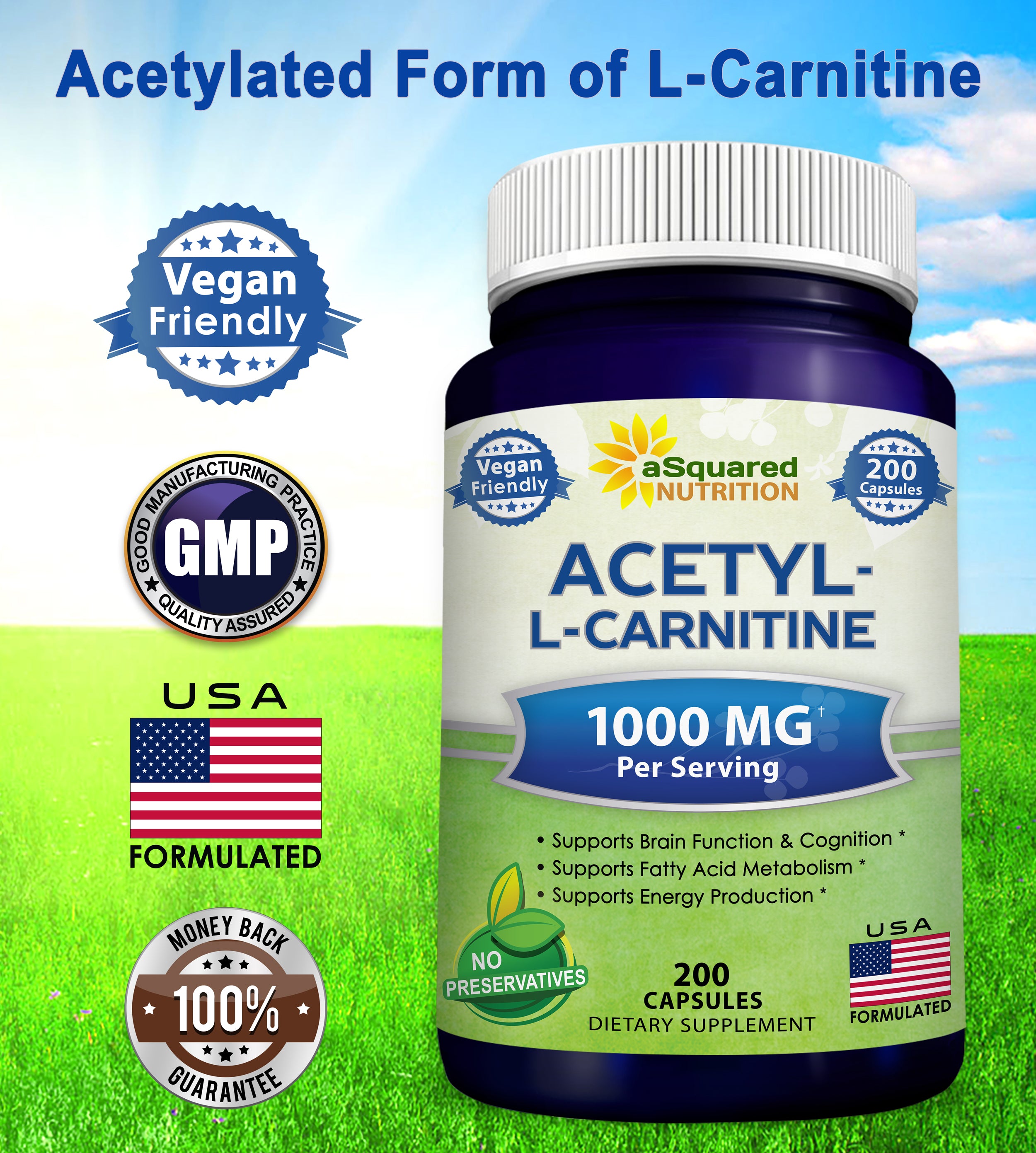 Acetyl L-Carnitine - aSquared Brands Acetyl L-Carnitine - aSquared Brands
