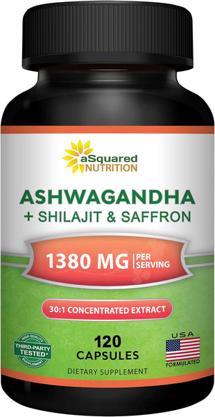 Ashwagandha with Shilajit & Saffron