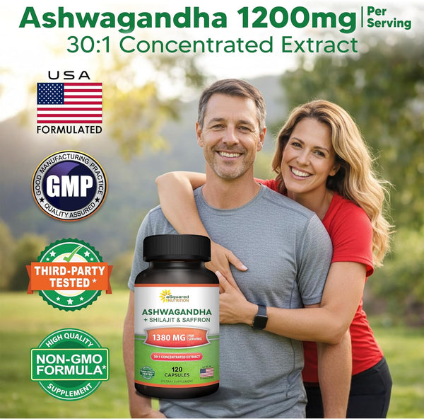 Ashwagandha with Shilajit & Saffron