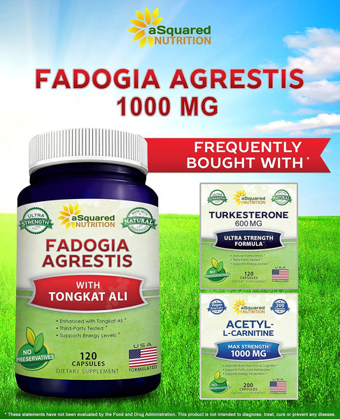 Fadogia Agrestis 1000mg with Tongkat Ali