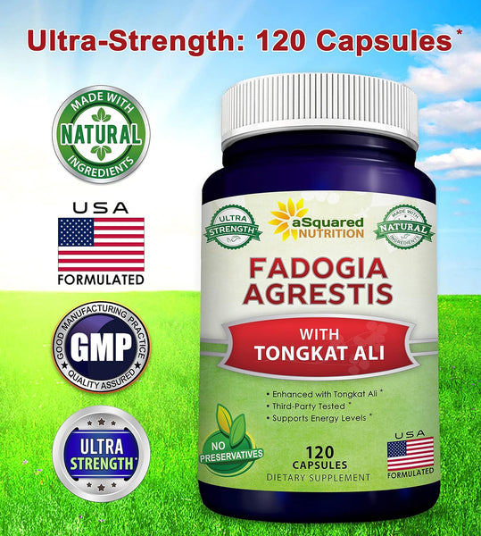 Fadogia Agrestis 1000mg with Tongkat Ali