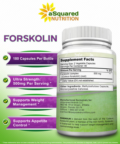 Forskolin (180 Capsules)