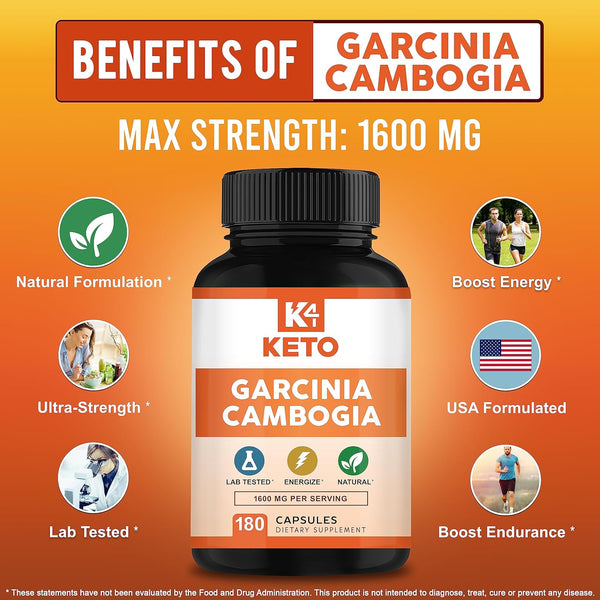 Garcinia Cambogia 1600mg K4 Keto