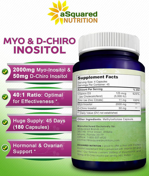 Myo-Inositol & D-Chiro Inositol