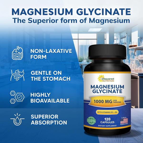 Magnesium Glycinate with Vitamin D3 & B6