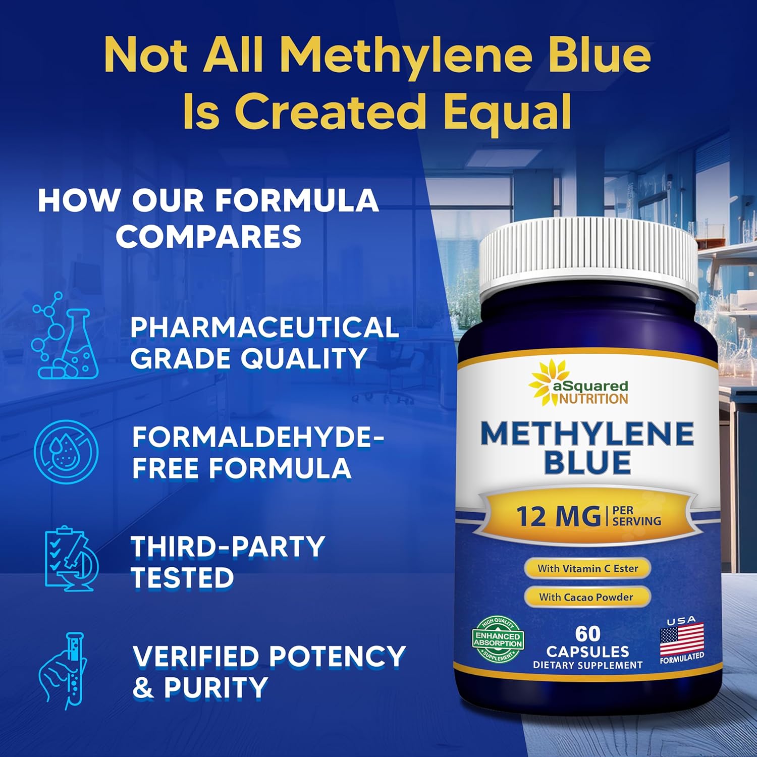 Methylene Blue Capsules - aSquared Brands