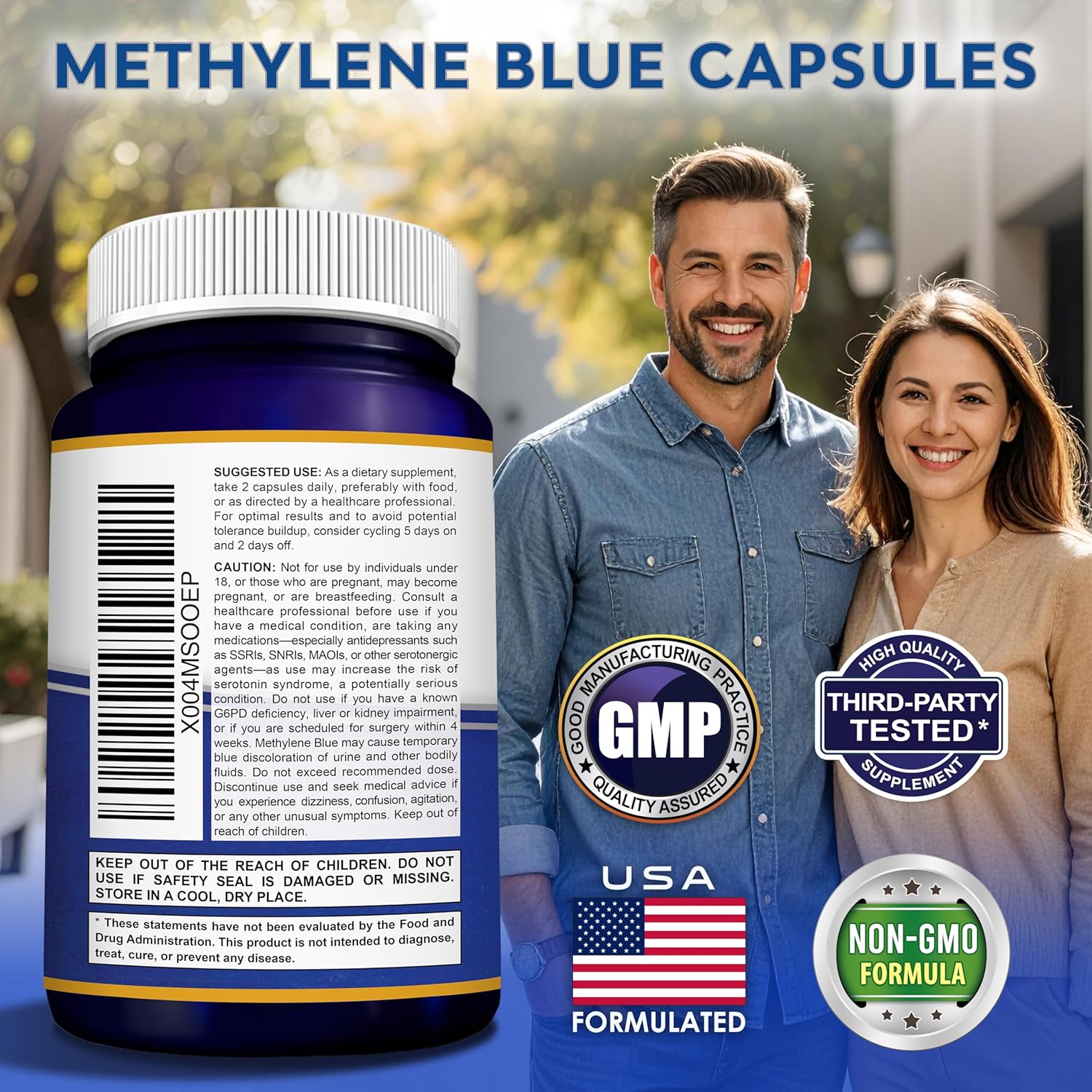 Methylene Blue Capsules - aSquared Brands