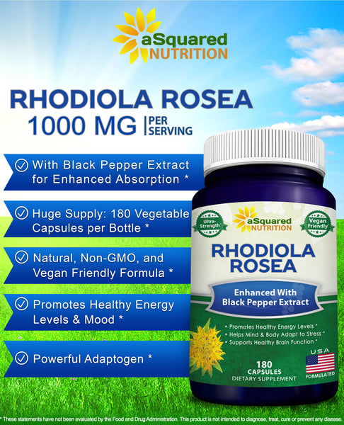 Rhodiola Rosea with BioPerine