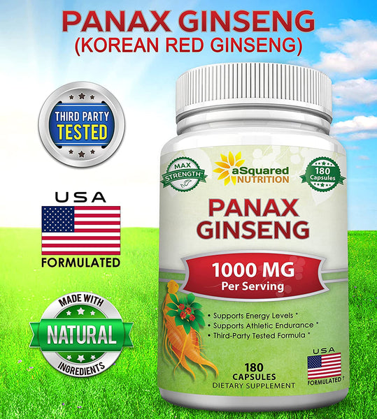 Panax Ginseng (180 Capsules)