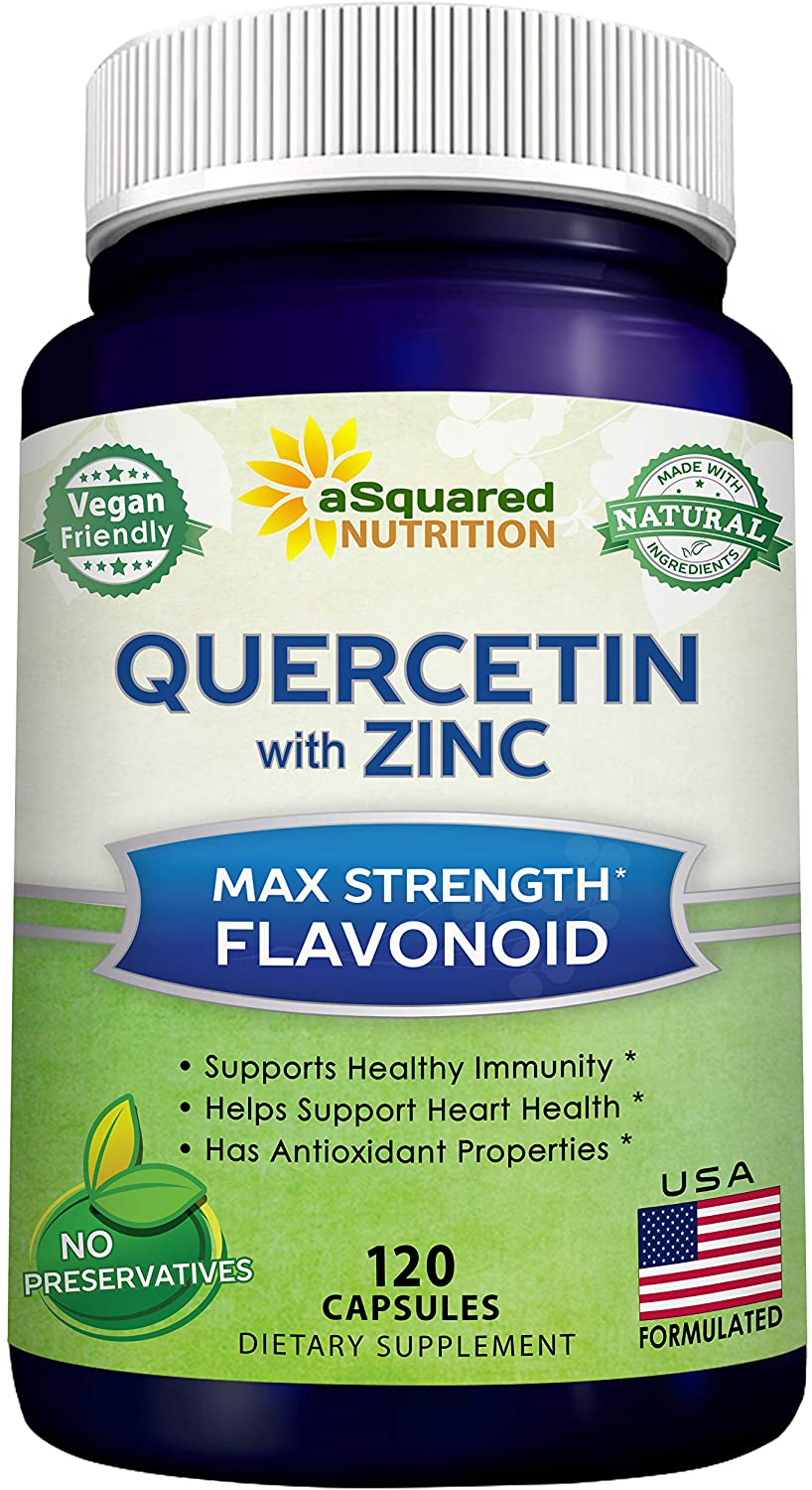 Quercetin 1000mg with Zinc - aSquared Brands Quercetin 1000mg with Zinc - aSquared Brands